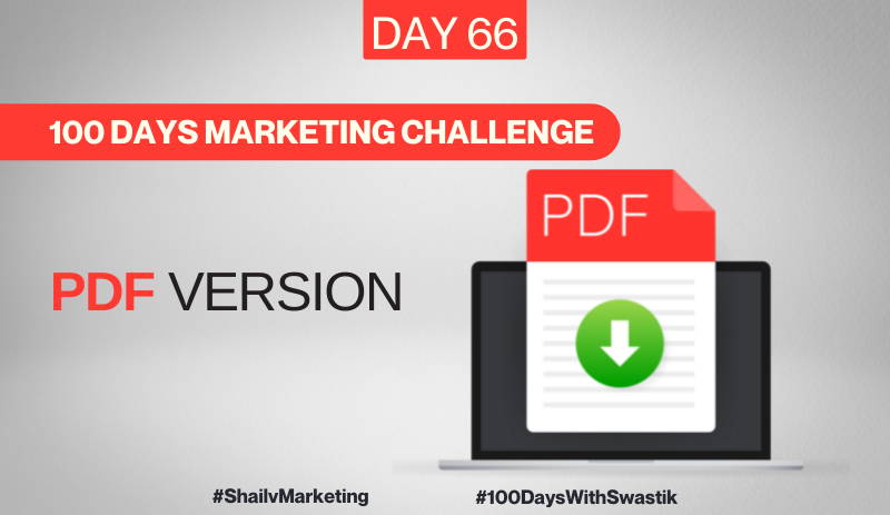 PDF – 100 Days Marketing Challenge